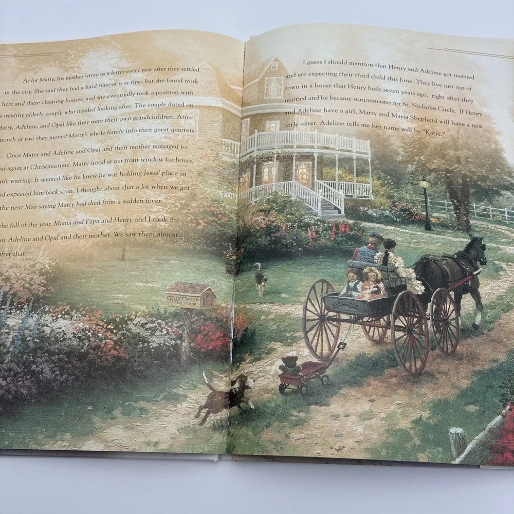 Thomas Kinkade A Childs Christmas at St Nicholas Circle Hardcover Book 1999